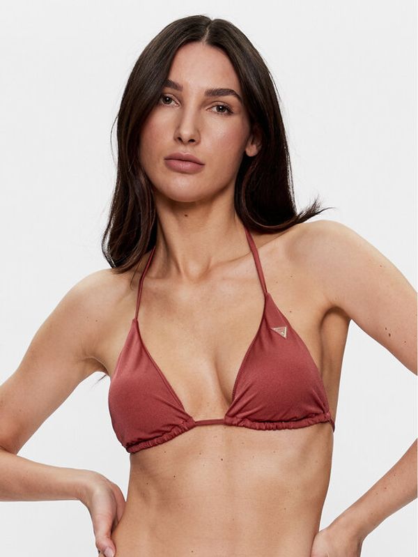 Guess Guess Gornji del bikini E3GJ16 KBNI0 Bordo rdeča