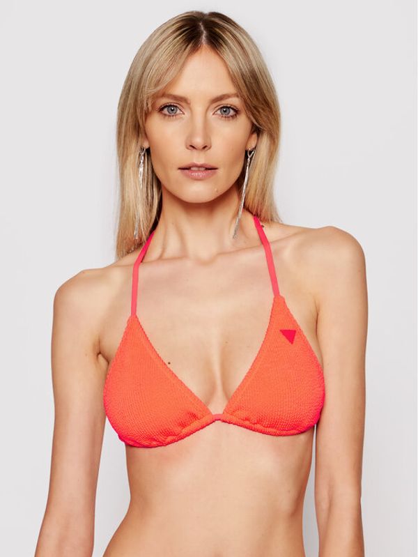 Guess Guess Gornji del bikini Triangle E1GJ53 MC03P Oranžna