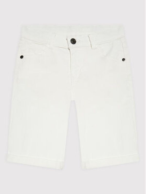 Guess Guess Jeans kratke hlače L1RD03 WE620 Bela Regular Fit