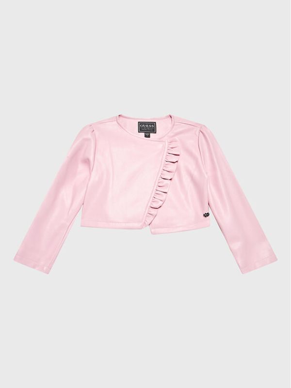 Guess Guess Jakna iz umetnega usnja A3RL01 WE8D0 Roza Regular Fit