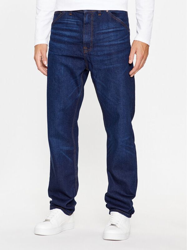 Guess Guess Jeans hlače Chad M3BA60 D4Z82 Mornarsko modra Loose Fit