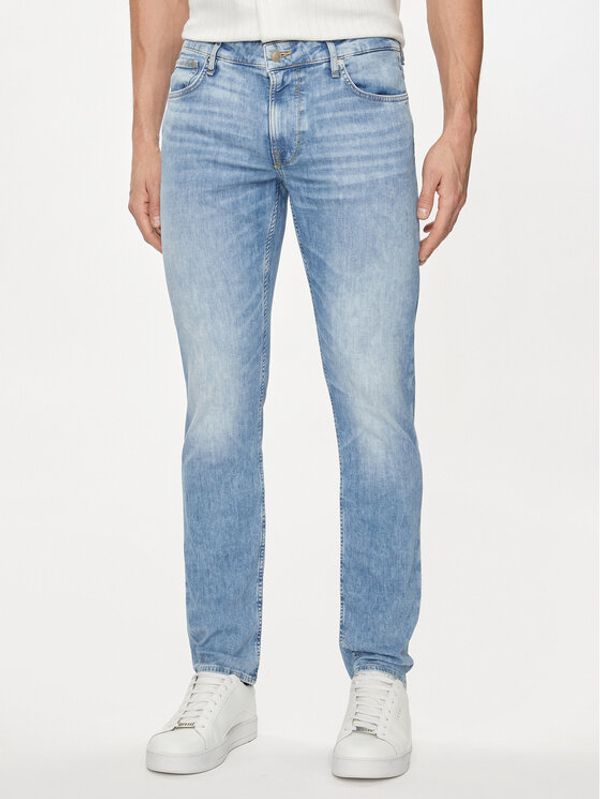 Guess Guess Jeans hlače Finnley M4GAS2 D4Z25 Modra Slim Fit