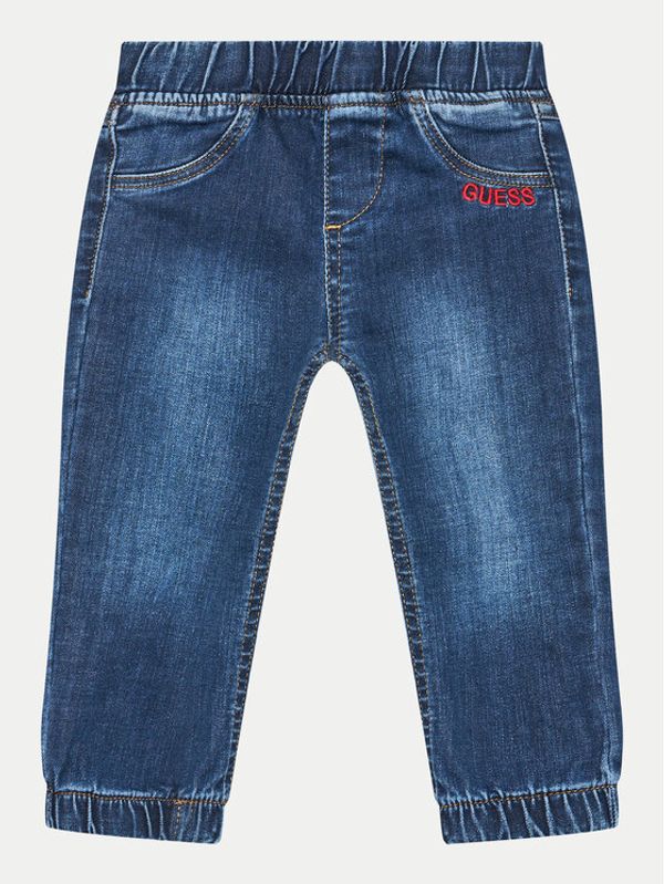 Guess Guess Jeans hlače I4YA00 D4CA0 Mornarsko modra Relaxed Fit