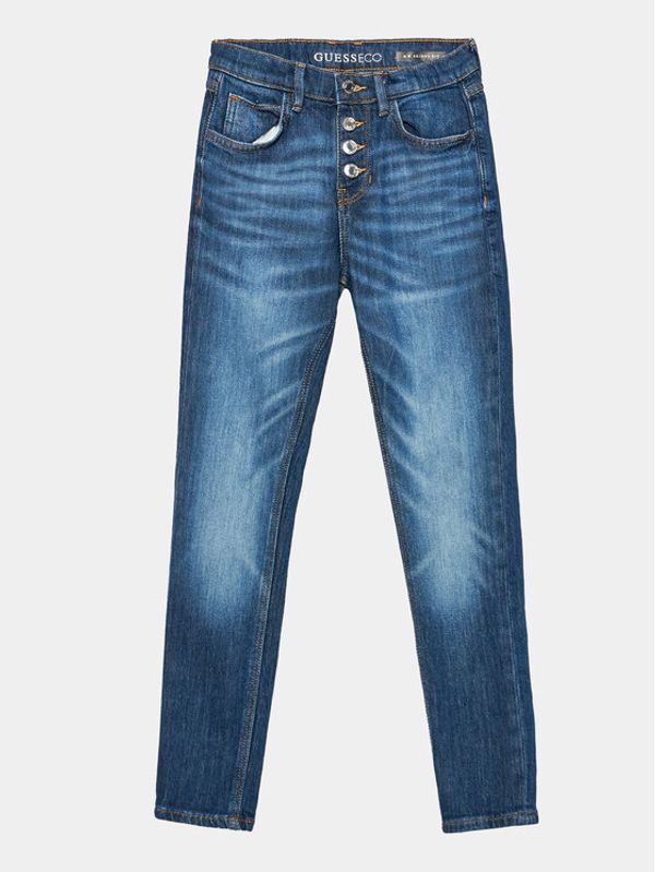 Guess Guess Jeans hlače J3BA04 D4WF4 Modra Skinny Fit
