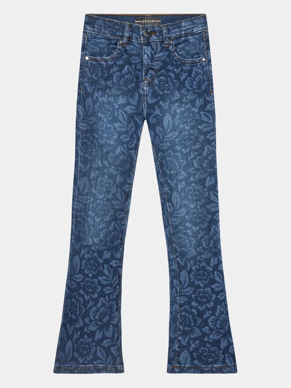 Guess Guess Jeans hlače J3BA11 D4CA0 Mornarsko modra Regular Fit