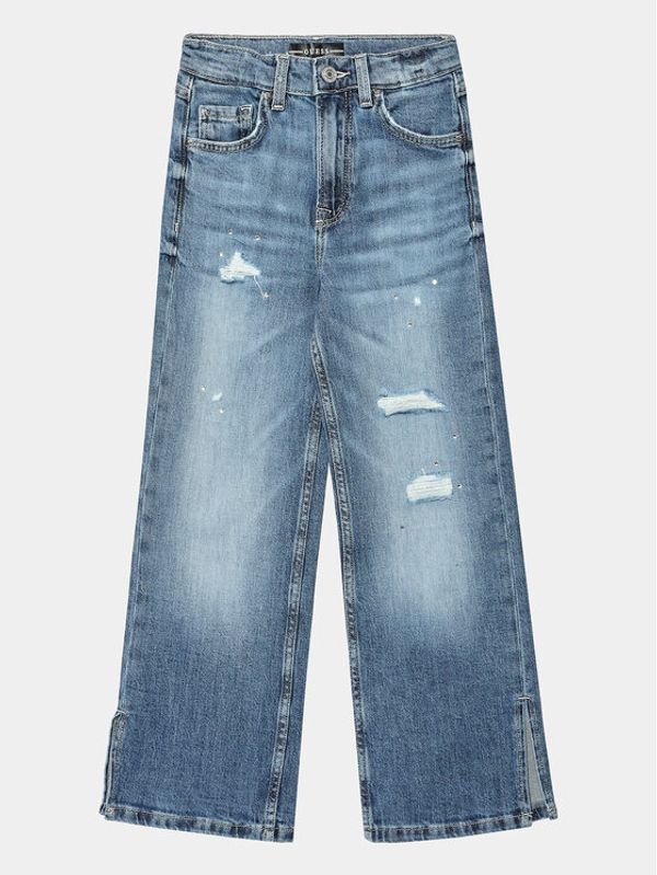 Guess Guess Jeans hlače J3BA16 D4MS0 Modra Regular Fit