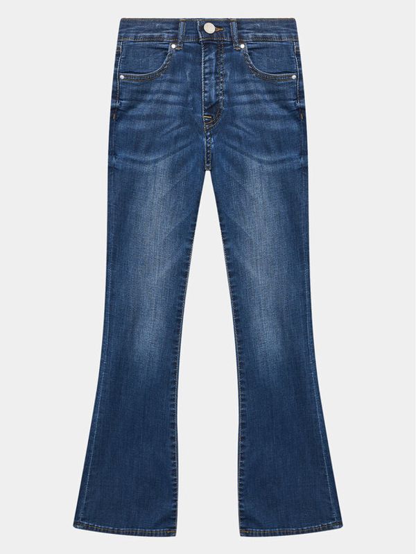 Guess Guess Jeans hlače J3YA03 D52V0 Mornarsko modra Flare Fit
