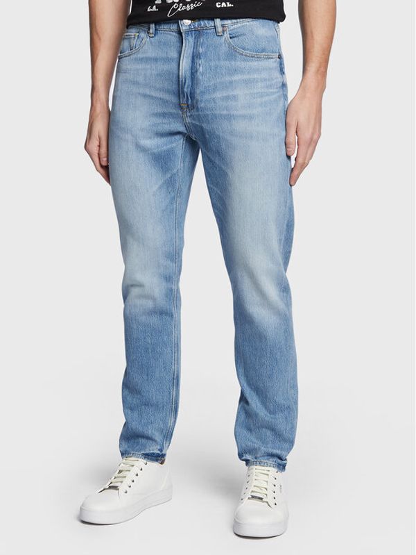 Guess Guess Jeans hlače James M3GA14 D4Z62 Modra Relaxed Fit