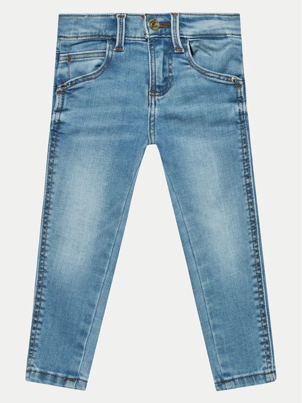 Guess Guess Jeans hlače K3YA08 D4CA0 Modra Skinny Fit