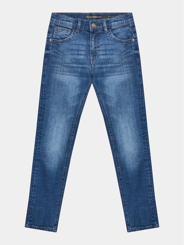 Guess Guess Jeans hlače L3YA00 D52Z0 Modra Slim Fit