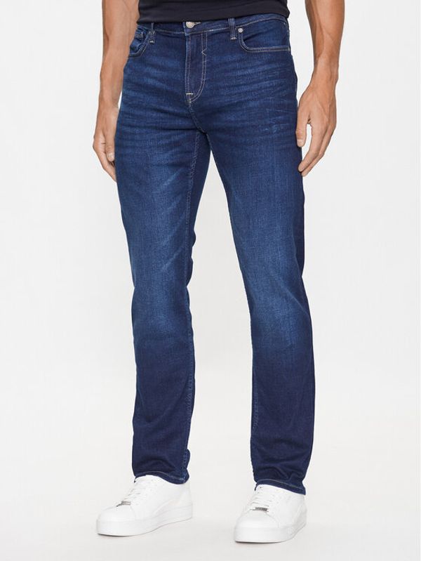 Guess Guess Jeans hlače M3YAN2 D5271 Mornarsko modra Slim Fit