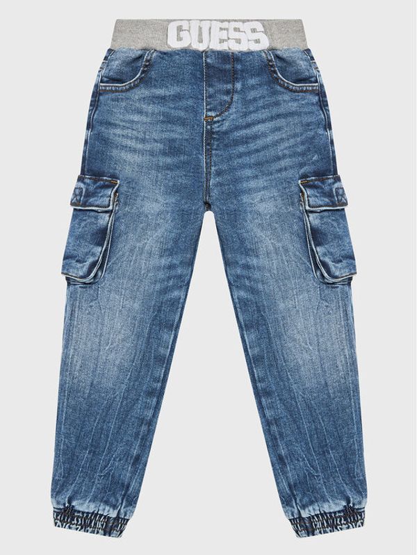 Guess Guess Jeans hlače N3RA05 D4GV0 Modra Regular Fit