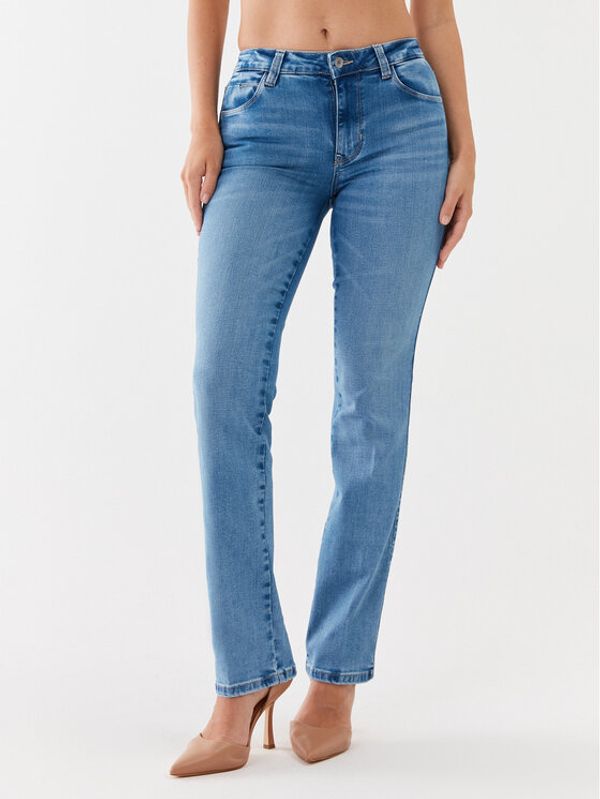 Guess Guess Jeans hlače W3YA15 D52F2 Mornarsko modra Skinny Fit