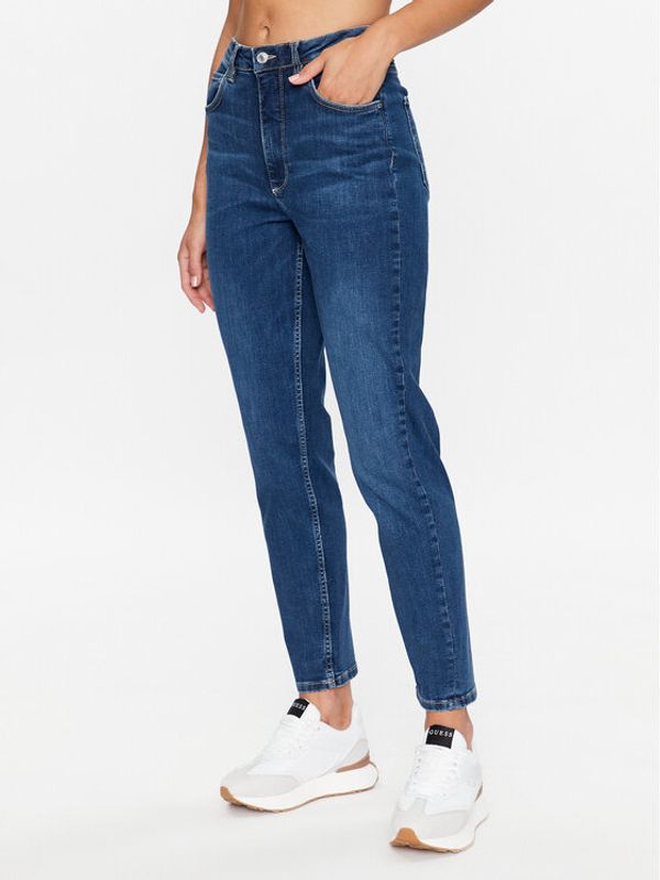 Guess Guess Jeans hlače W3YA21 D52F1 Mornarsko modra Regular Fit