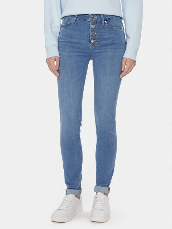 Guess Guess Jeans hlače W4RA28 D5903 Modra Skinny Fit