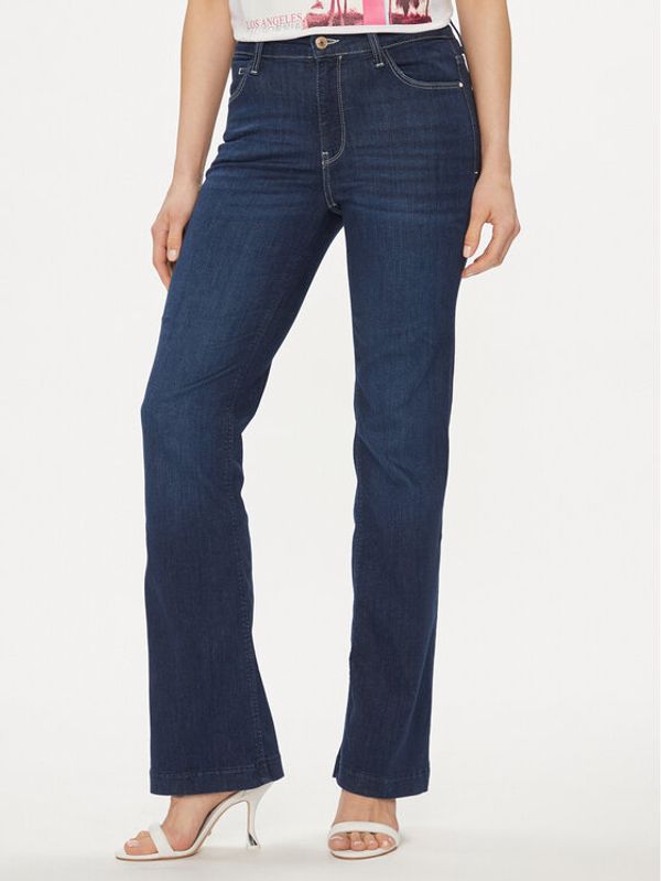 Guess Guess Jeans hlače W4RA58 D5901 Mornarsko modra Bootcut Fit