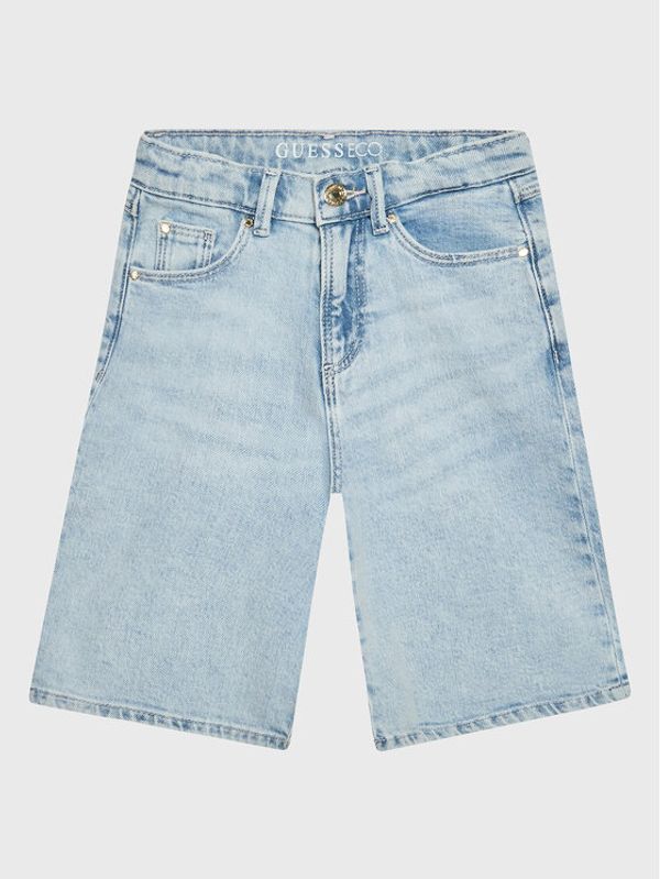 Guess Guess Jeans kratke hlače J3GD17 D4MS0 Modra Relaxed Fit