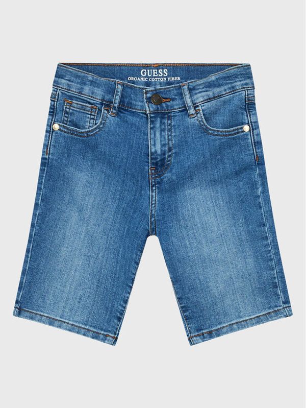 Guess Guess Jeans kratke hlače L0BD00 D4H20 Modra Slim Fit