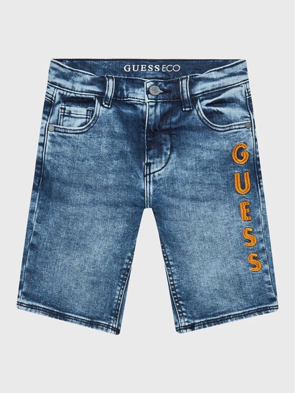 Guess Guess Jeans kratke hlače L3GD13 D4GV0 Modra Regular Fit