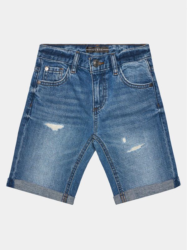 Guess Guess Jeans kratke hlače L4GD16 D41E0 Modra Regular Fit