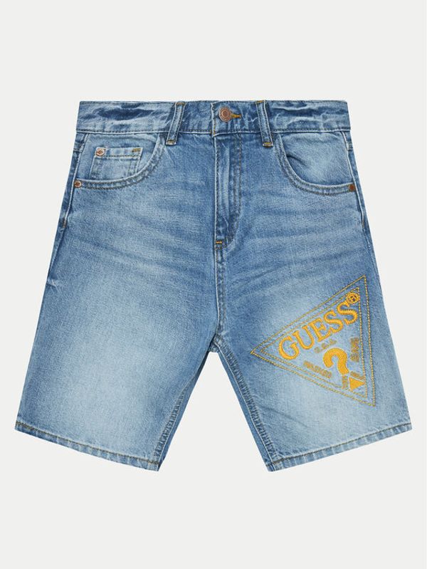 Guess Guess Jeans kratke hlače L4GD17 D41E0 Modra Regular Fit