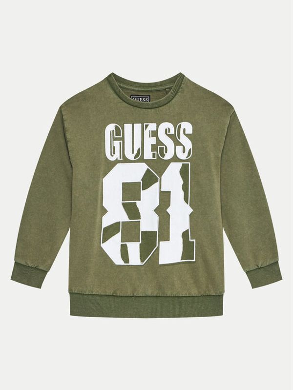 Guess Guess Jopa L4YQ08 KA6R4 Zelena Regular Fit