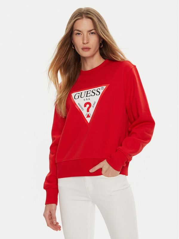 Guess Guess Jopa W2YQ16 KBA11 Rdeča Regular Fit