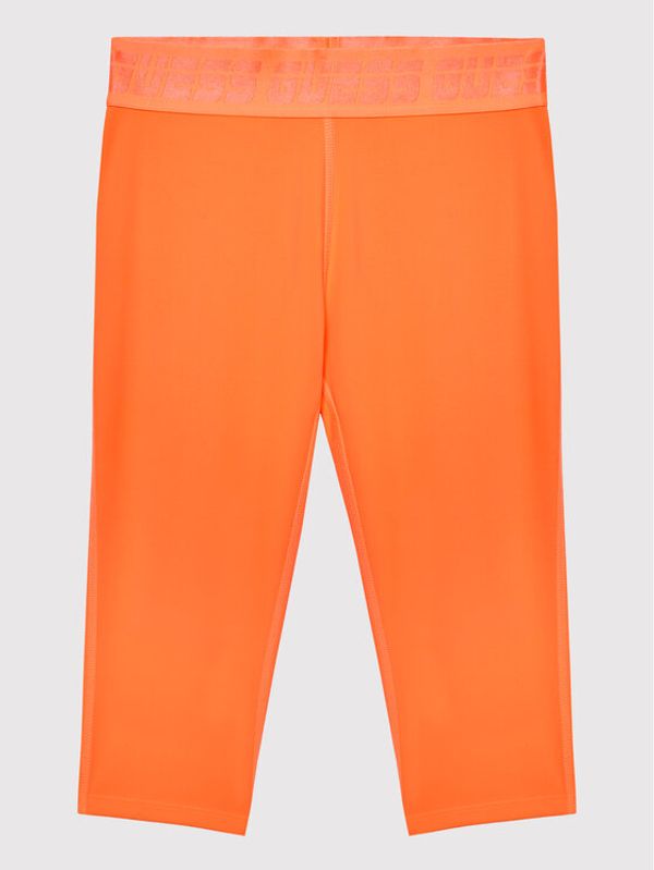 Guess Guess Kolesarske kratke hlače J2GB10 MC049 Oranžna Slim Fit
