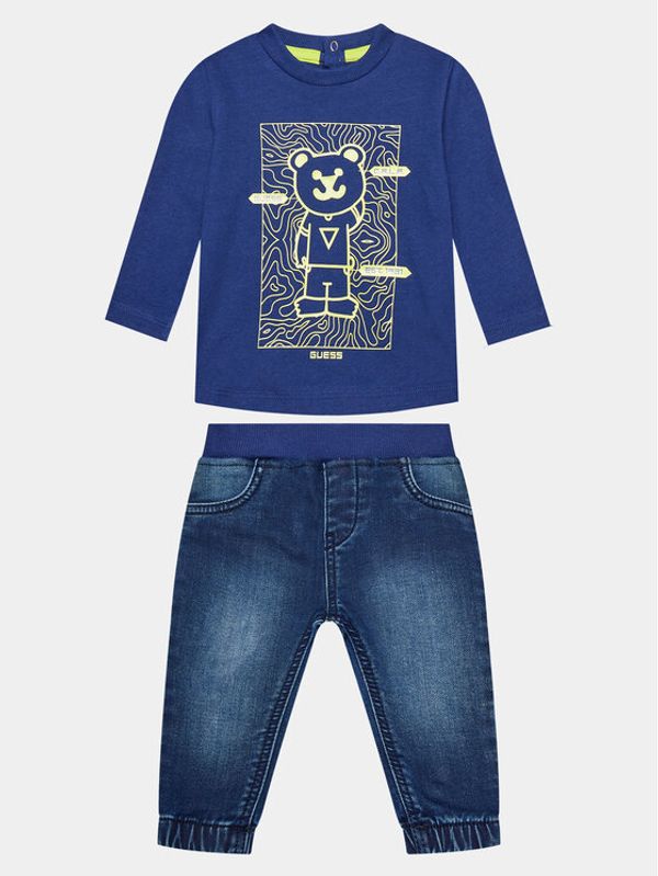 Guess Guess Komplet bluza in hlače I3BG16 I3Z11 Mornarsko modra Regular Fit