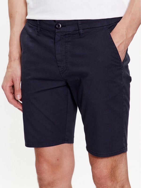 Guess Guess Kratke hlače iz tkanine Daniel M3GD05 WFBW3 Mornarsko modra Skinny Fit
