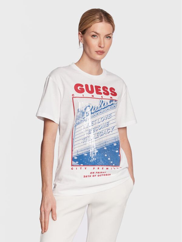 Guess Guess Majica Amanda W3RI34 I3Z14 Bela Boxy Fit