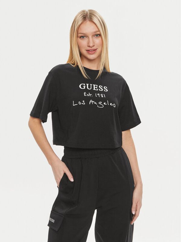 Guess Guess Majica Dakota V4GI13 JA914 Črna Boxy Fit