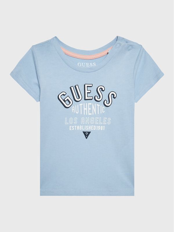 Guess Guess Majica I3RI00 K8HM0 Modra Regular Fit