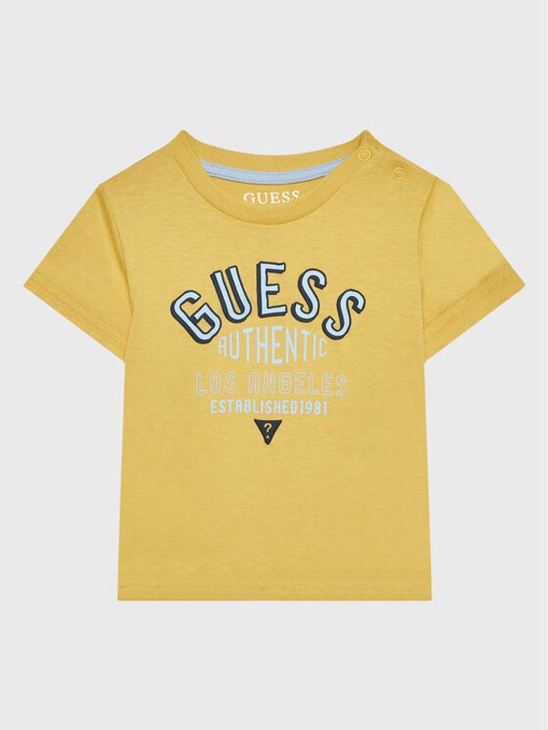 Guess Guess Majica I3RI00 K8HM0 Rumena Regular Fit