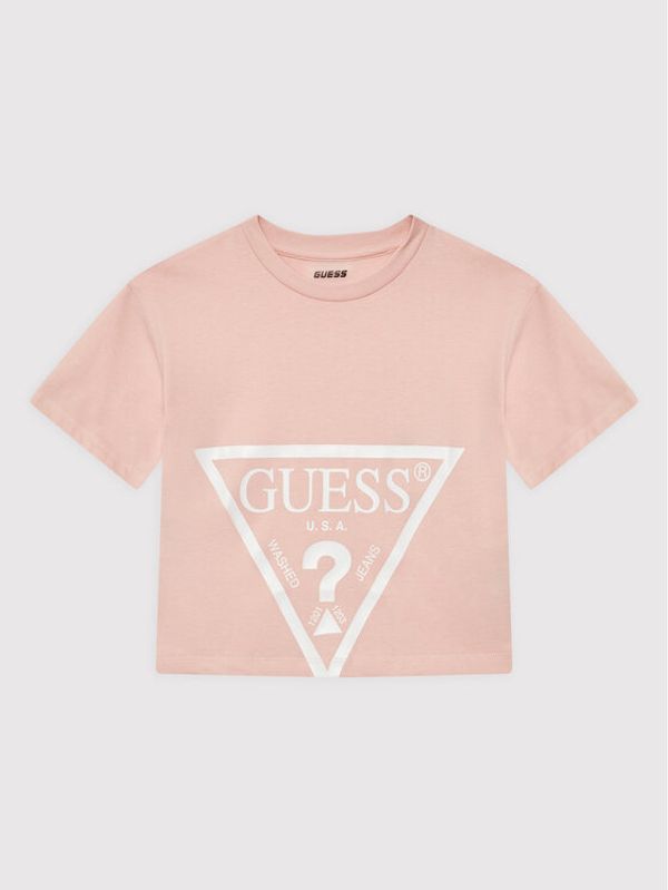 Guess Guess Majica J2YI38 K8HM0 Roza Regular Fit