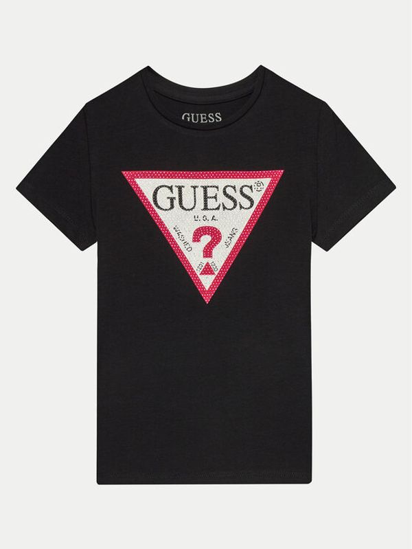 Guess Guess Majica J2YI51 K6YW1 Črna Regular Fit