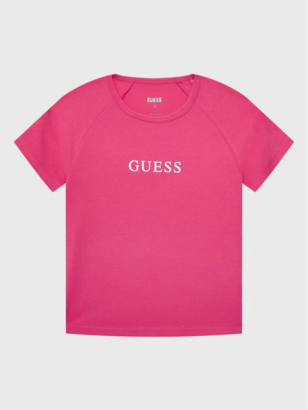 Guess Guess Majica J3RI34 KABR0 Roza Regular Fit