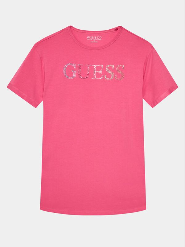 Guess Guess Majica J4GI38 J1314 Roza Regular Fit