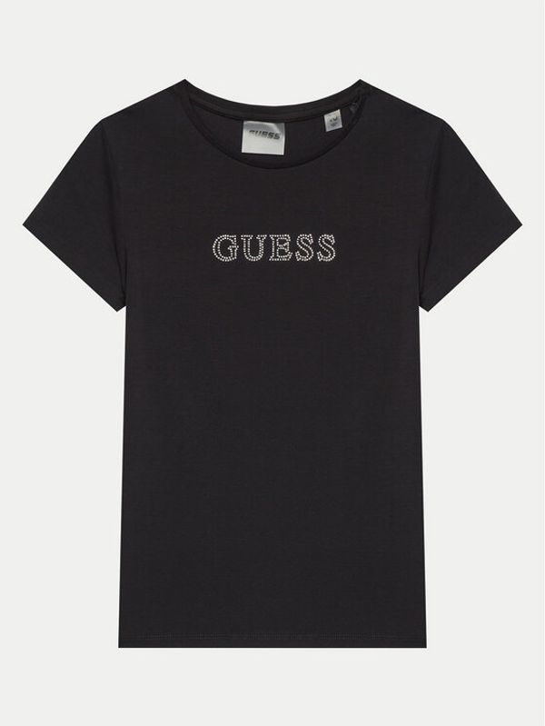 Guess Guess Majica J4RI49 J1314 Črna Regular Fit