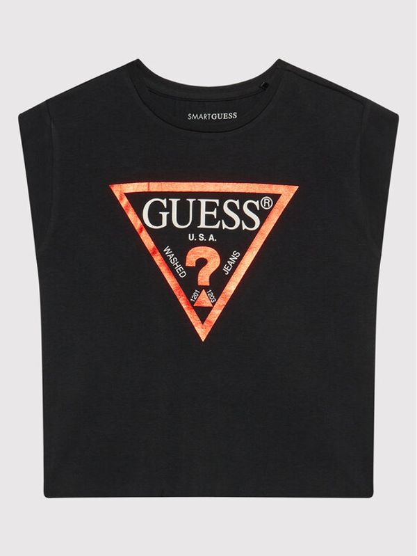 Guess Guess Majica J81I15 J1311 Črna Regular Fit