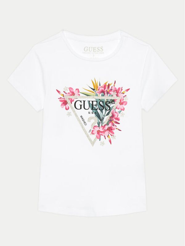 Guess Guess Majica K4GI02 K6YW4 Bela Regular Fit