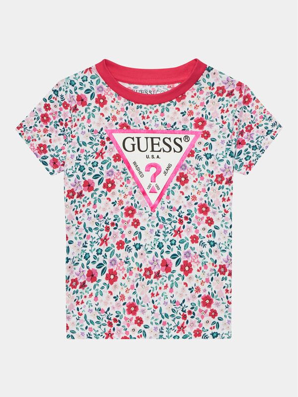 Guess Guess Majica K4RI15 K6YW3 Roza Regular Fit