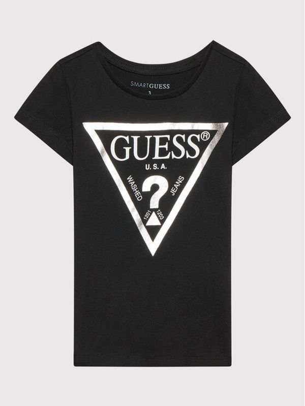 Guess Guess Majica K73I56 K8HM0 Črna Regular Fit