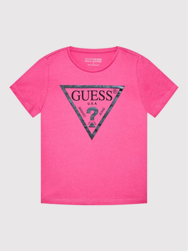 Guess Guess Majica K73I56 K8HM0 Roza Regular Fit