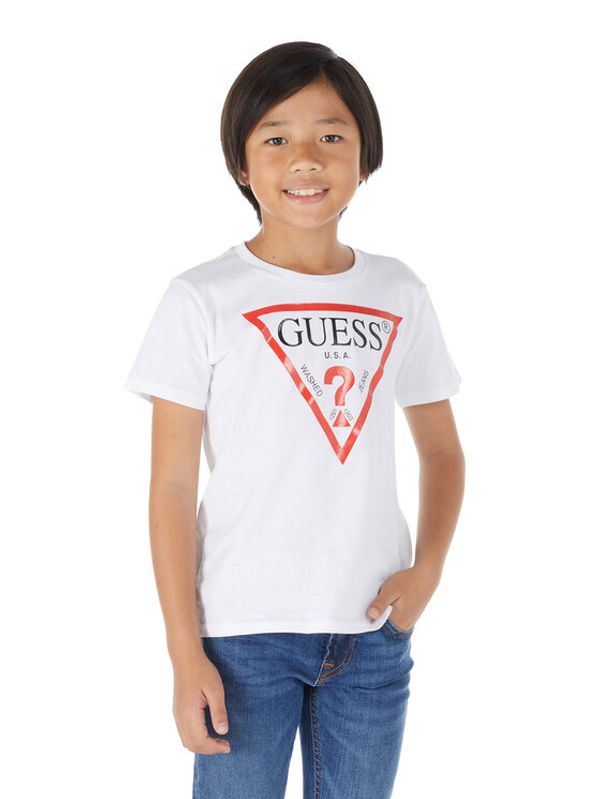 Guess Guess Majica L73I55 K8HM0 Bela Regular Fit