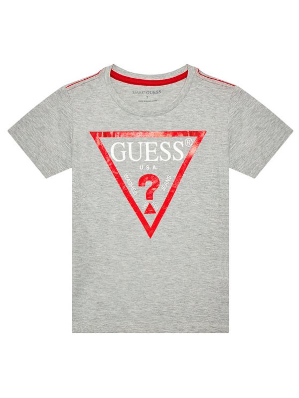 Guess Guess Majica L73I55 K8HM0 Siva Regular Fit