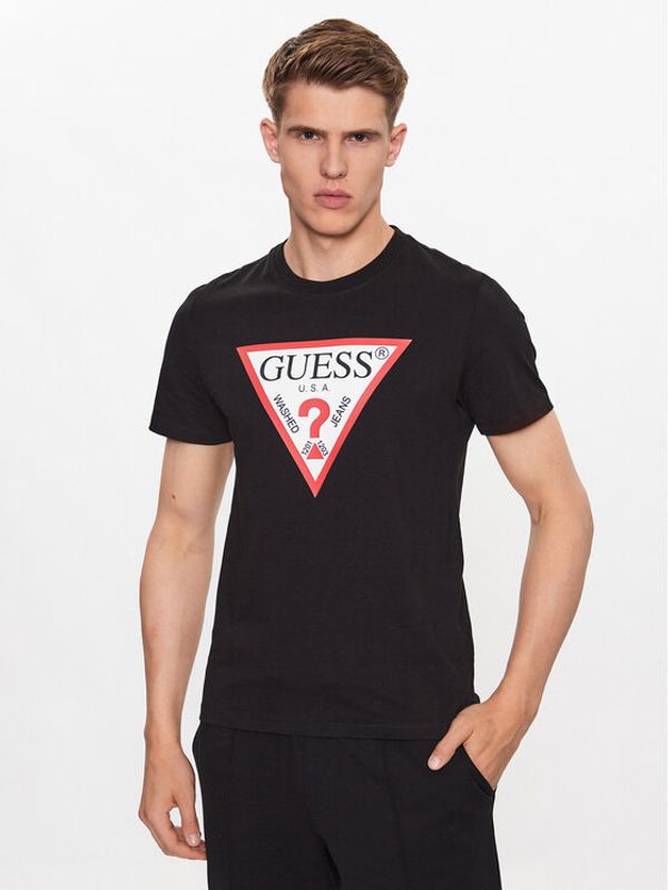 Guess Guess Majica M2YI71 I3Z14 Črna Slim Fit