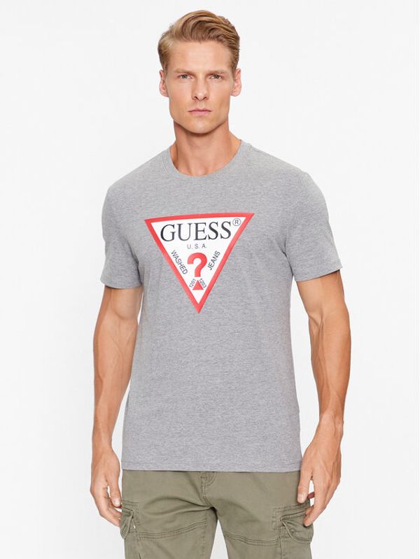 Guess Guess Majica M2YI71 I3Z14 Siva Slim Fit