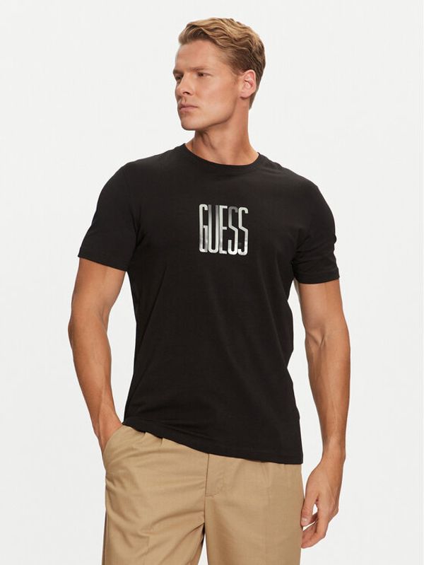 Guess Guess Majica M4BI33 J1314 Črna Slim Fit