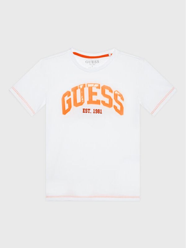 Guess Guess Majica N3RI07 K8HM3 Bela Regular Fit